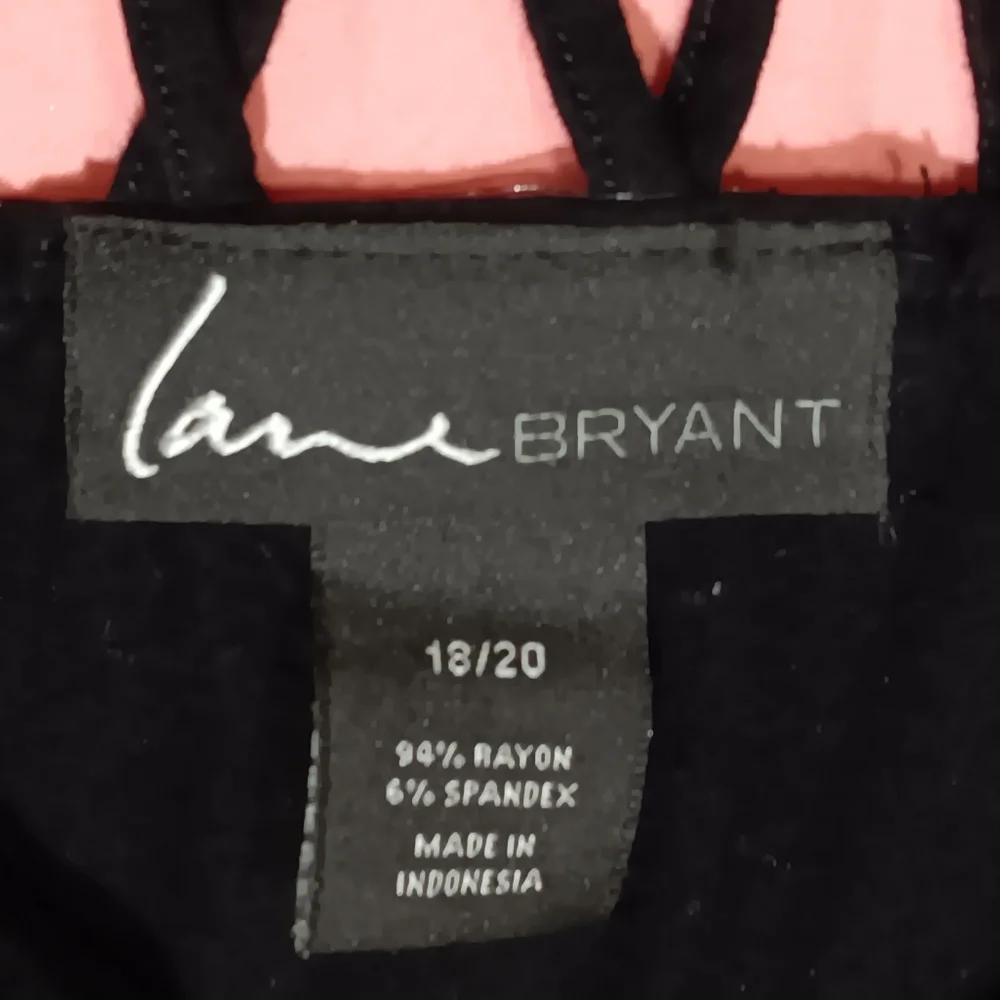 Lane Bryant Slinky Sexy Black Maxi Dress Sz 18/20 - Picture 5 of 9